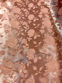 Brocade - 60-inches Wide Reversible Satin Jacquard Peach