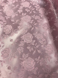 Brocade - 60-inches Wide Reversible Satin Jacquard Pink