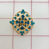 Decorative Gems - Rhinestone Brooch/Tiara Embellishments - 1.25-inch