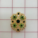 Decorative Gems - Rhinestone Brooch/Tiara Embellishments - 1.25-inch