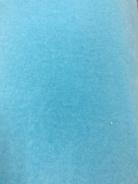 Velveteen - 50-inches Wide Baby Blue Cotton Blend Special Purchase!
