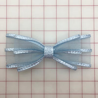 Bows - Light Blue Ribbon on Horsehair Only 6 In Stock! Close-Out