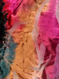 Silk Blend Satin Chiffon - 54-inches Wide Jacquard Burn-Out Multi-Color