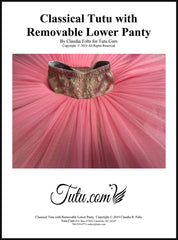 Download - Instructions for Classical Tutu with Removable Lower Panty