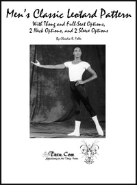 Leotard Pattern - Men's Short-Sleeve Style By Claudia Folts