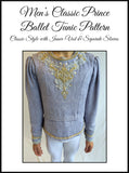 Download - Men's Classic Prince Ballet Tunic Pattern Size 38