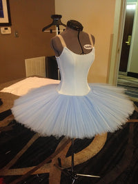 Stretch Tutu Camisole Top with Low Back Pattern