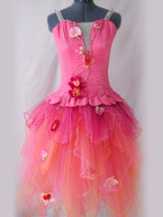 Romantic Performance Tutu Course Level Two: Roll-Hemmed Petaled Flower Tutu