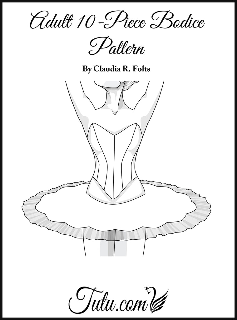 Download - Ballet Bodice 10 Piece European Style Bodice Pattern Adult – Tutu .com download-ballet-bodice-10-piece-european-style-bodice-pattern-adult-tutu-com